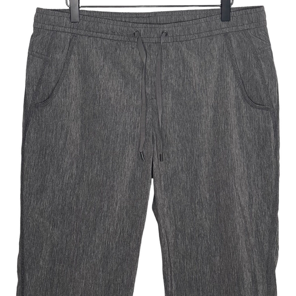 Eddie Bauer Travex Pant 10 Horizon Straight Leg Nylon Jogger Gray Hiking Outdoor - Picture 2 of 10